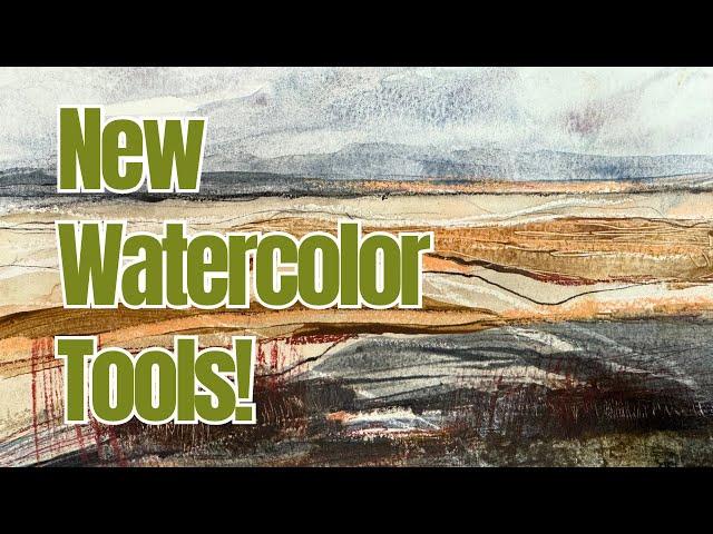 Best Tools for Abstract Mixed Media Watercolor. Perfect for Beginner Artists!