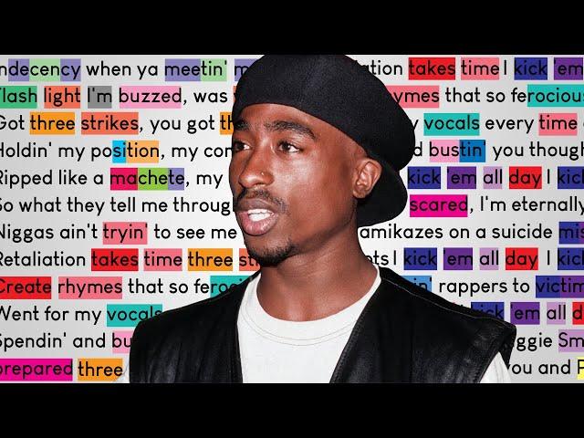 2Pac - First 2 Bomb | Rhymes Highlighted