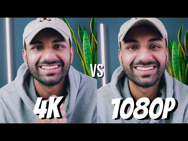 4k VS 1080P - Can you actually tell the difference?  #SHORTS
