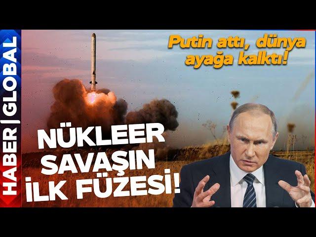 Nükleer Savaşın İlk Füzesi! Putin Ukrayna'yı Öyle Bir Vurdu ki Dünya Ayağa Kalktı