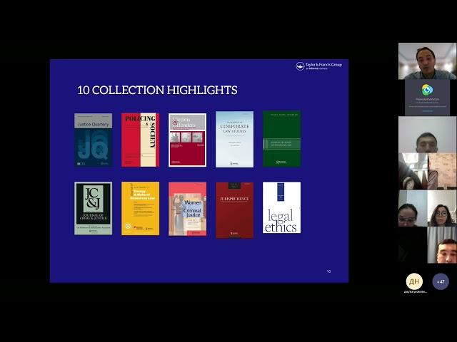 Taylor & Francis   Law & Criminology Collection Overview for Kazguu University 2021/11/25