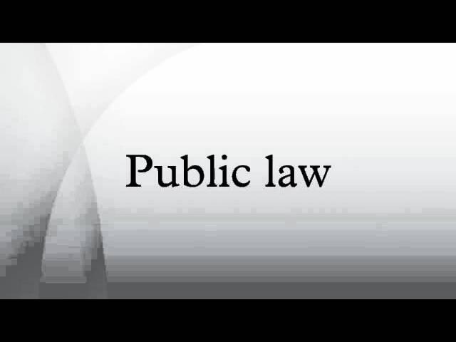 Public law