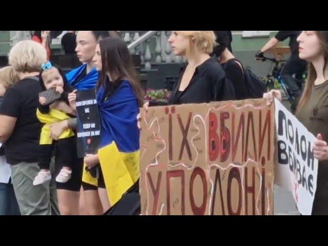 #Ukraine, Odessa  /На Дерибасовской 15.09.2024 прошла акция в поддержку военнопленных 