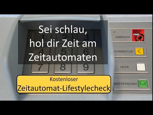 193 - Zeitautomat LIFESTYLE-CHECK - Keine Therapie ohne Diagnose