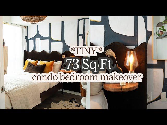 RENTER-FRIENDLY Tiny Condo Bedroom Makeover!