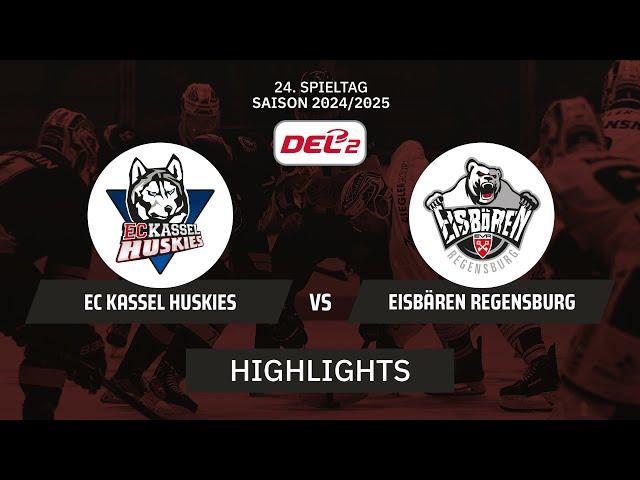 DEL2: EC Kassel Huskies vs. Eisbären Regensburg I Highlights - 24. Spieltag | SDTV Eishockey