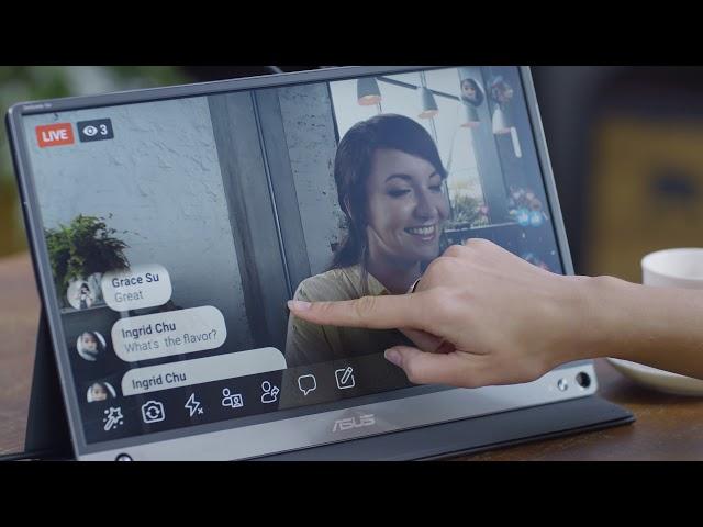 ASUS ZenScreen Touch MB16AMT Portable Monitor -Tap into Productivity | ASUS