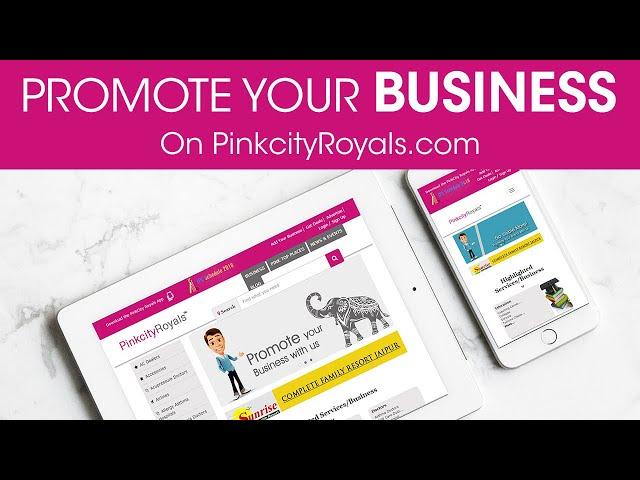 Promote your business online - Pinkcity Royals