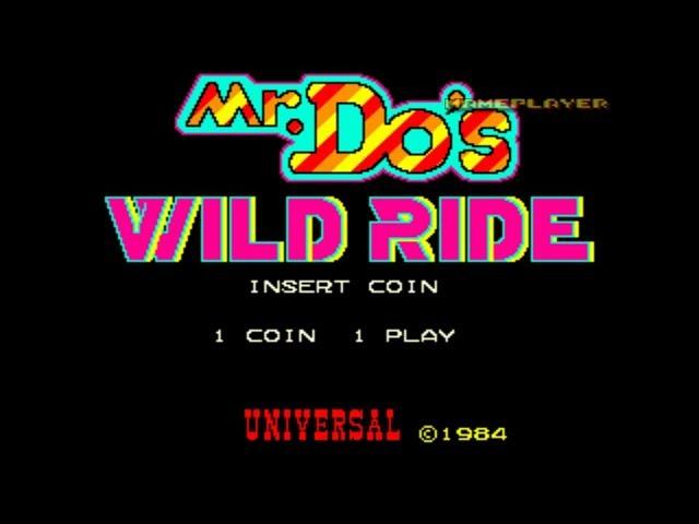 Mr. Do's Wild Ride 1984 Universal Mame Retro Arcade Games