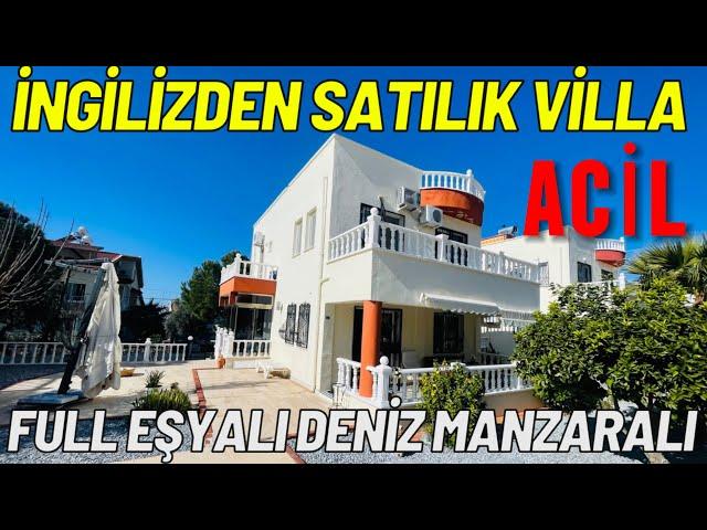 Didim Akbük’te İngiliz’den satılık full eşyalı acil 3+1 tam müstakil villa