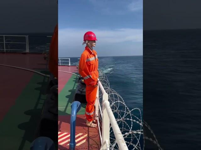 Ship transiting High Risk Area (HRA) Somalia, Piracy Area, How to avoid pirates onboard #shorts