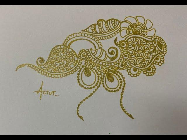 Arabic mehndi_front hand_for diwali/karwachauth @AcTvT