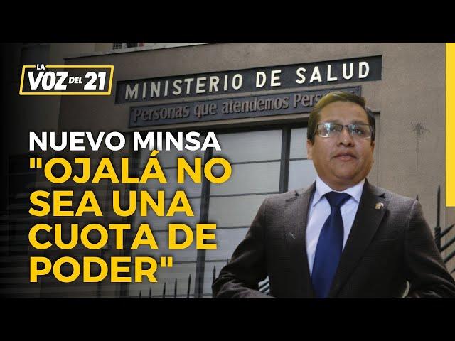 "Ojalá NO SEA UNA CUOTA DE PODER" afirma Decano del Colegio Médico sobre NUEVO MINISTRO DE SALUD