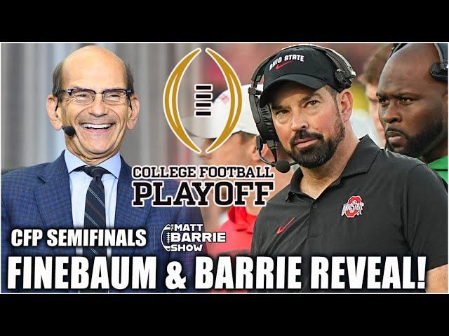 The College Football Playoff SEMIFINALS PREDICTIONS REVEALED! | The Matt Barrie Show