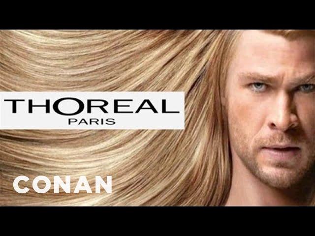 Chris Hemsworth Loves Internet Thor Puns | CONAN on TBS