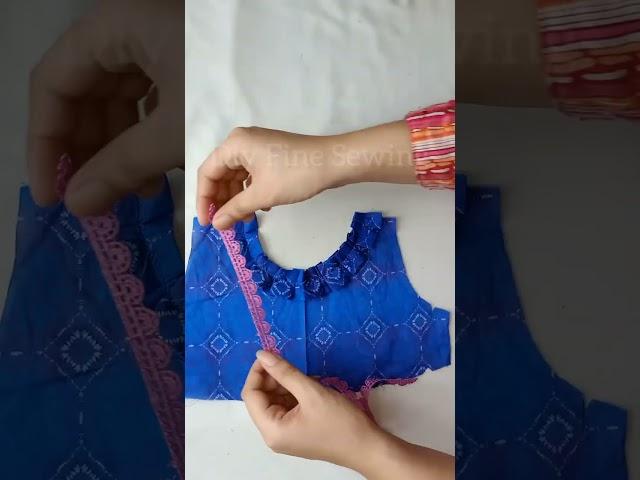 How to make Baby neck design in just 5 minuts#short #shorts#shortvideos#youtubeshort#diy#daily