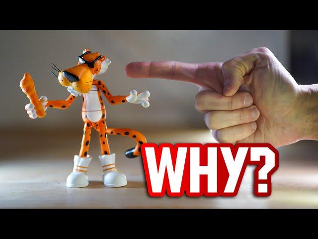 New Cheetos Action Figure?? WHY!! - Shooting & Reviewing