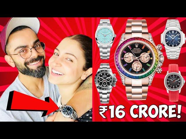 REACTING to Virat Kohli's INSANE Watch Collection worth ₹16 CRORE! Rolex,Patek Philipe-INDIA