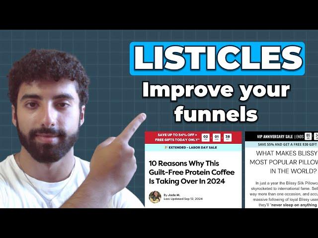 E-commerce Listicles Breakdown to Improve Your Funnels