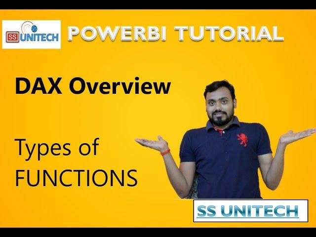 What is DAX | Ultimate Beginners Guide to Power BI 2020 | types of functions in dax | ssu