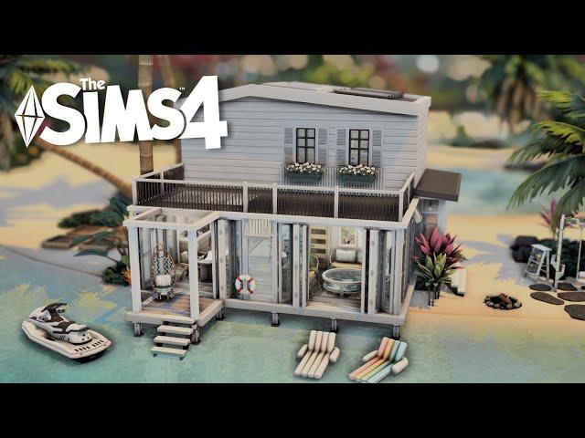 Family Beach House ️ | Sims 4 Stop Motion | NO CC