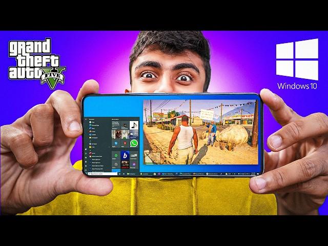 Running Orignal Windows 10 on Android Device!  Playing Modern Games & Software!!