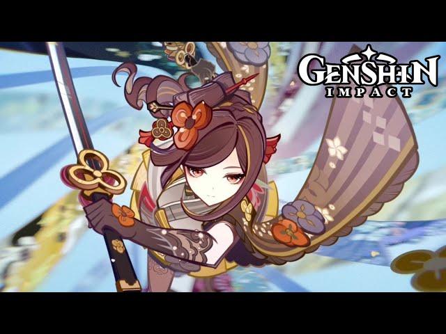 Chiori's Fashion Show Cutscene Animation Chiori's Story Quest | Genshin Impact 4.5