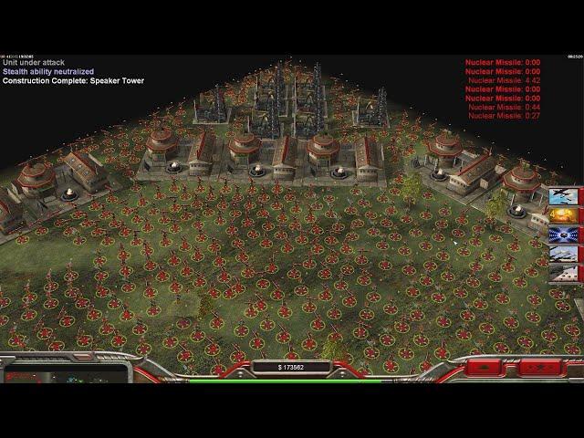 CHINA Infnatry - Command & Conquer Generals Zero Hour - 1 vs 7 HARD Gameplay