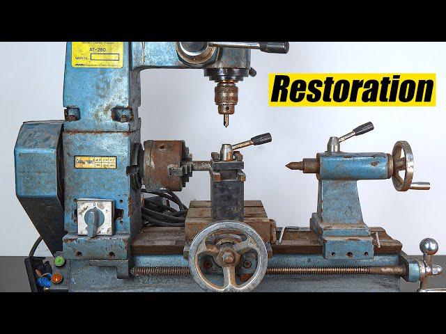 Restoration Lathe Machine - Complete Process