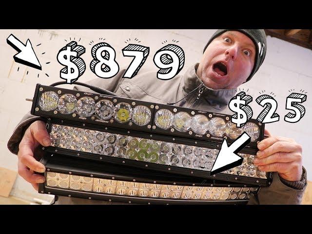 CHEAP vs. EXPENSIVE: 20" LED Light Bars (Unboxing)