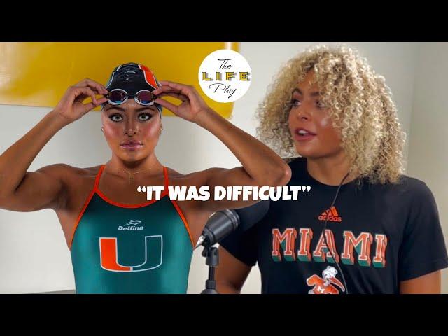 Jacey Hinton Describes Balancing Life As a D1 Swimmer in MIAMI | THE LIFE PLAY PODCAST CLIPS