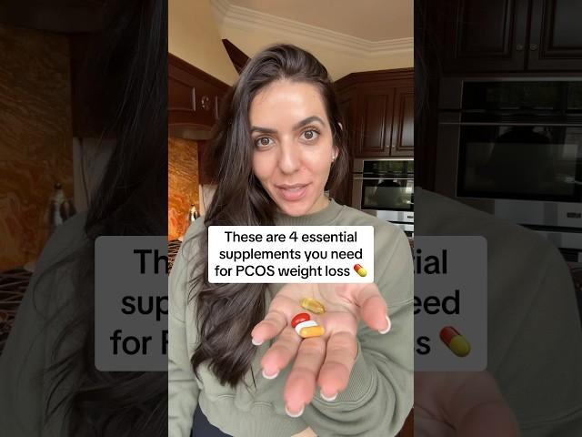 4 Essential Supplements for #pcos weight loss!