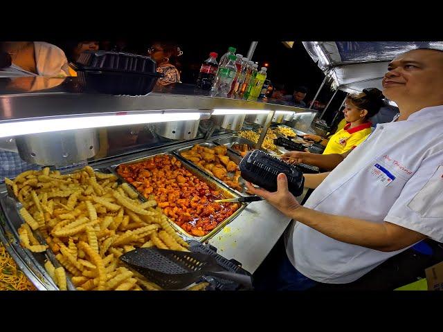 Trying GUYANESE FOODS From BUILDING EXPO 2024 - Street Food