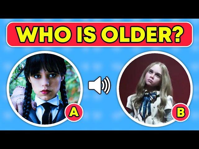 Who Is Older? | M3gan vs Wednesday Edition