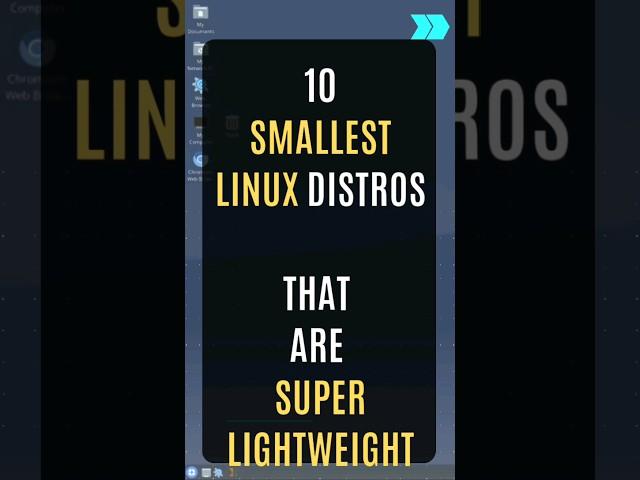 10 Smallest Linux Distros That are Super Lightweight   #linux #lightweight