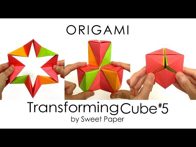 Origami Transforming Cube 5