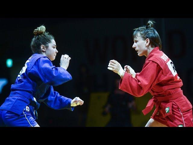 SAMBO. Elena BONDAREVA vs Anfisa KOPAEVA. World Championships 2019 in Korea