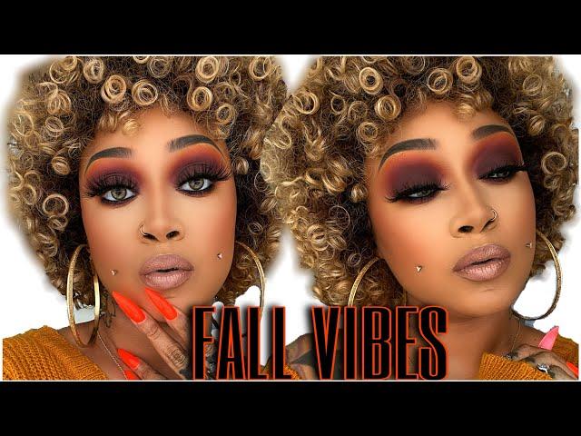 FALL VIBES | RED SMOKEY EYE IN DEPTH MAKEUP TUTORIAL | RAYOFFICIAL