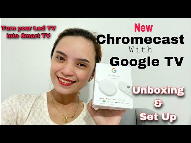 From Led to Smart using The New Chromecast with Google TV| Unboxing