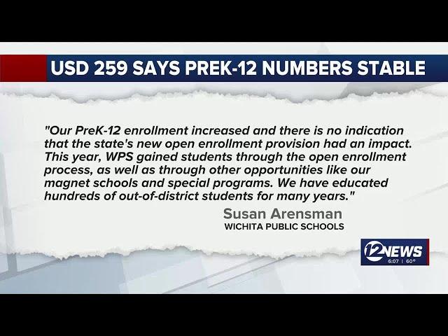 USD 259 says PreK-12 numbers stable in spite of open enrollment