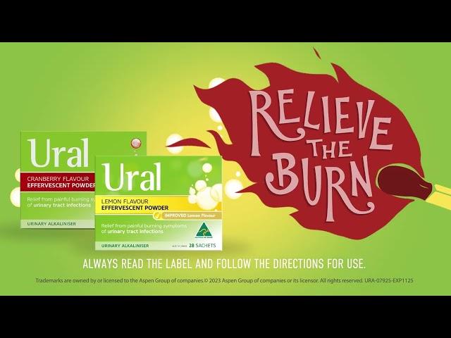 Relieve the burn from a UTI with Ural