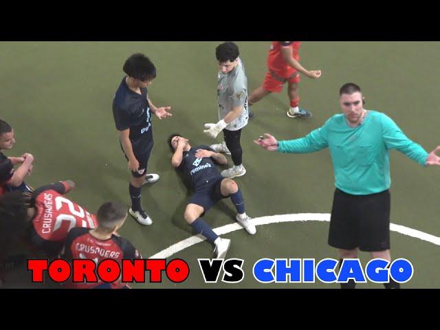 CHICAGO Mustangs  Battles TORONTO Crusaders in ARENA Soccer ACTION!