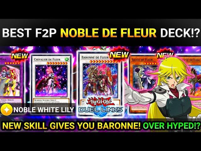 Sherry LeBlanc's Deck is Finally Here! BEST F2P/LOW BUDGET NOBLE DE FLEUR DECK!? [Yugioh Duel Links]