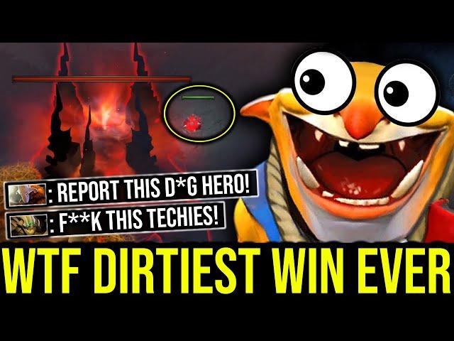 How real man play Techies!! WTF EPIC SH*T one shot throne...