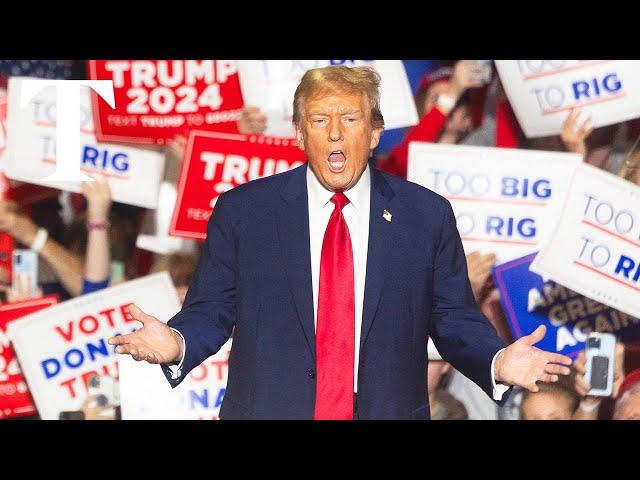 LIVE: Donald Trump hosts major MAGA rally in North Carolina