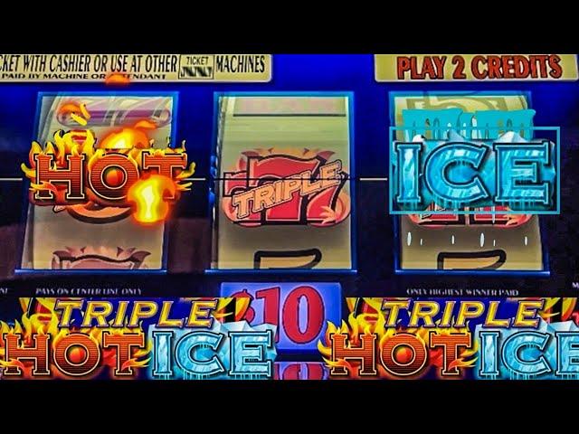 Old School Triple Hot Ice 3 Reel High Limit Slot