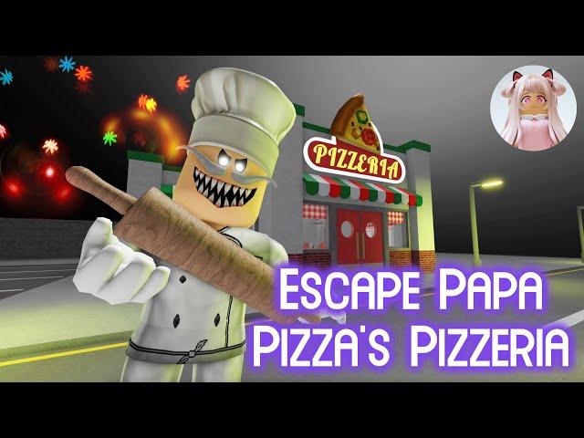 Escape Papa Pizza's Pizzeria! (SCARY OBBY) -Roblox Gameplay Walkthrough No Death [4k]