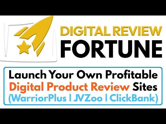 Digital Review Fortune Review Demo Bonus - Digital Product Affiliate Review Site Builder