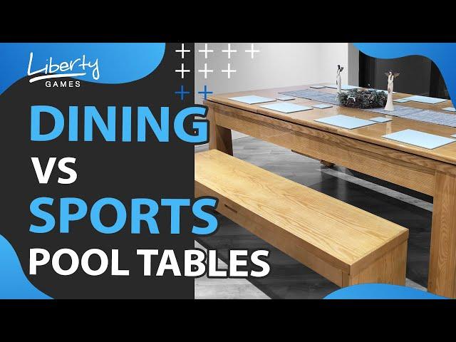 Pool Dining Tables - What is a Pool Diner, How is it Different To a Regular Pool Table?