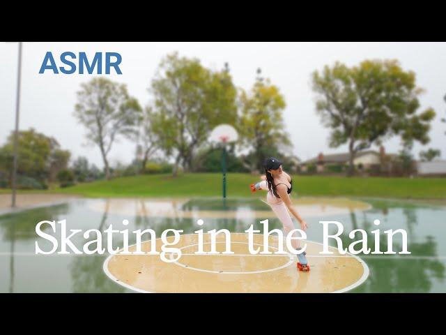 Rainy Day Roller Skating ASMR